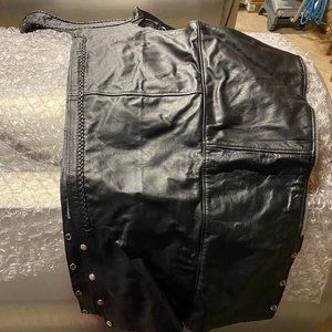 MM Leather Goods Motorcycle Chaps - Size XXXL